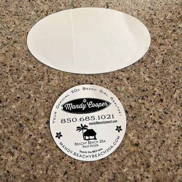 Two (2) 30A Stickers Live Well Livewell 30a Beach Girl - Picture 5 of 7